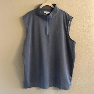 Peter Millar quarter zip vest blue XXL Greyhawk Golf Club